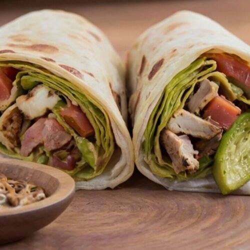 Chicken Shawarma Grilled Wraps Recipe