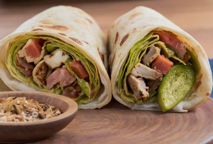 Chicken Shawarma Grilled Wraps Recipe
