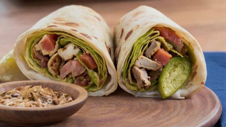 Chicken Shawarma Grilled Wraps Recipe