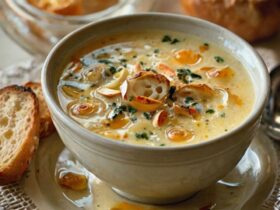 Country French Garlic Soup Recipe