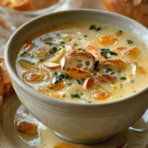 Country French Garlic Soup Recipe