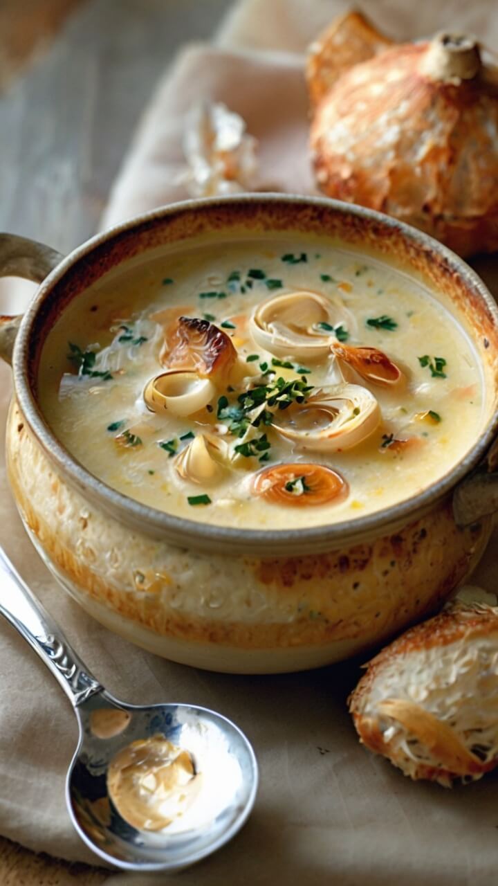 Country French Garlic Soup