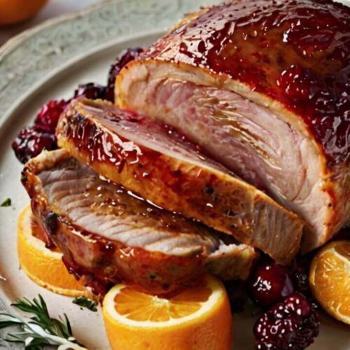 Cranberry Orange Glazed Turkey Breast Recipe