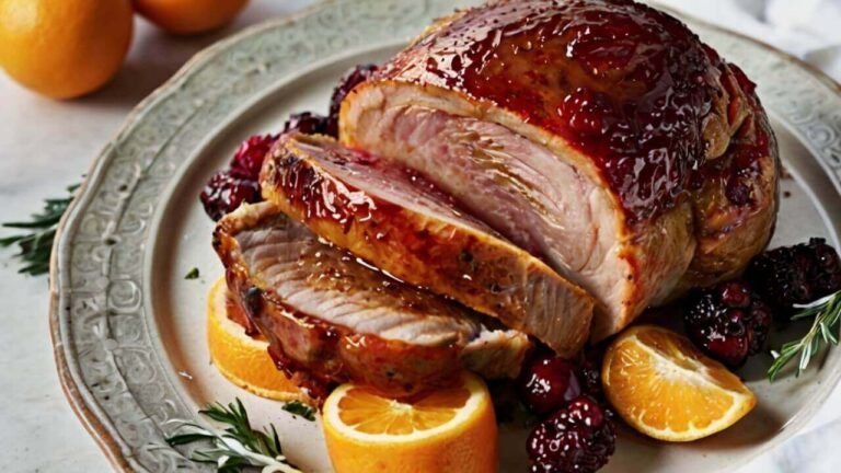 Cranberry Orange Glazed Turkey Breast Recipe