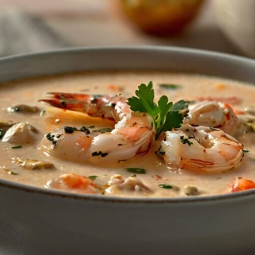Creamy Crab and Shrimp Bisque Recipe