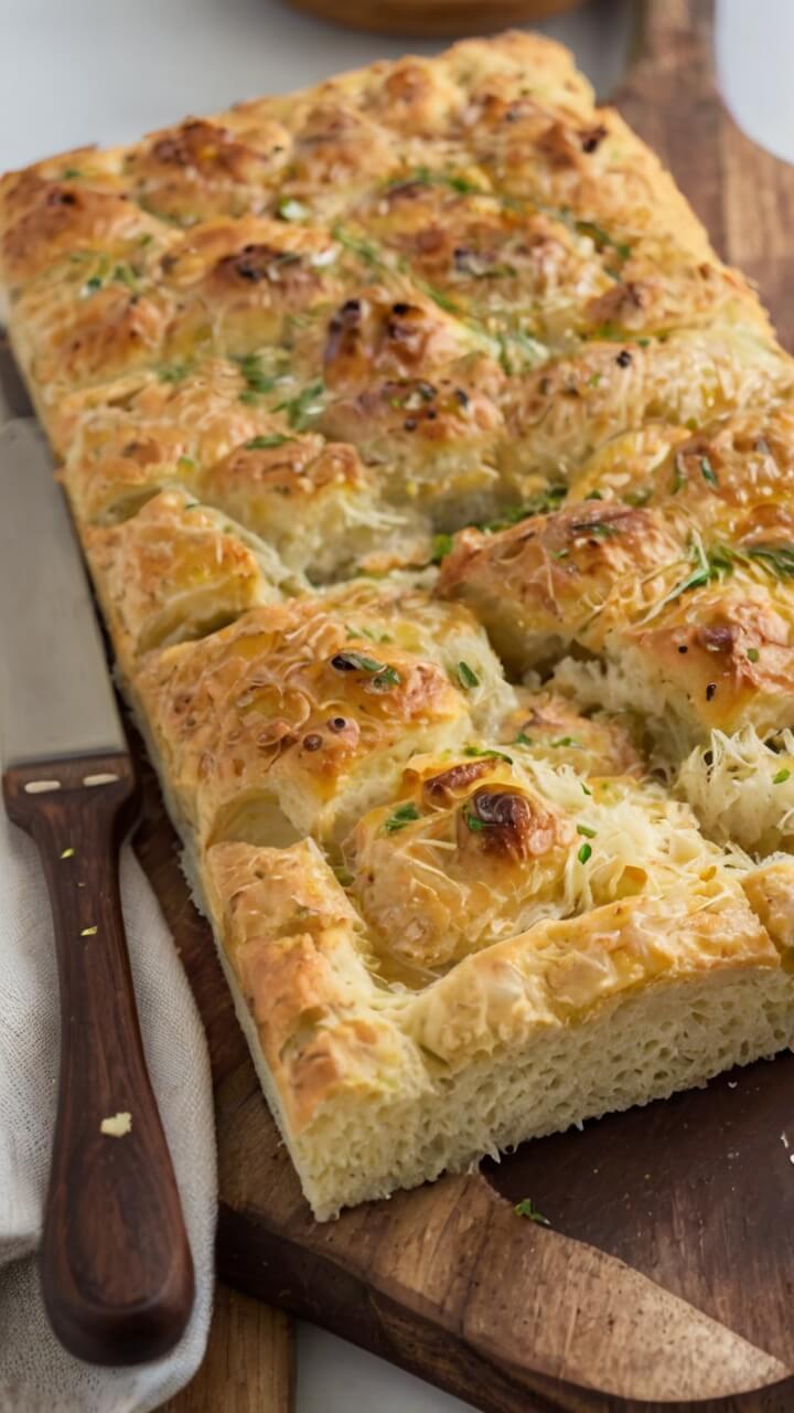 Garlic Parmesan Focaccia