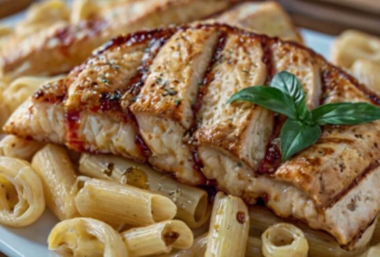Honey Pepper Chicken Panini Pasta Recipe