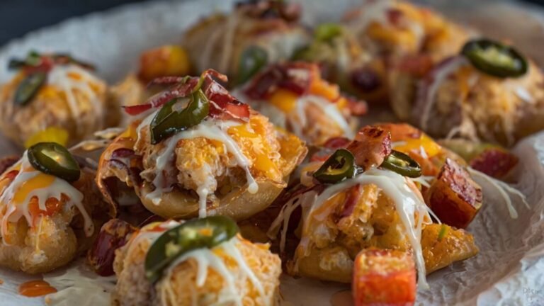 Loaded Cowboy BBQ Tater Tot Nachos