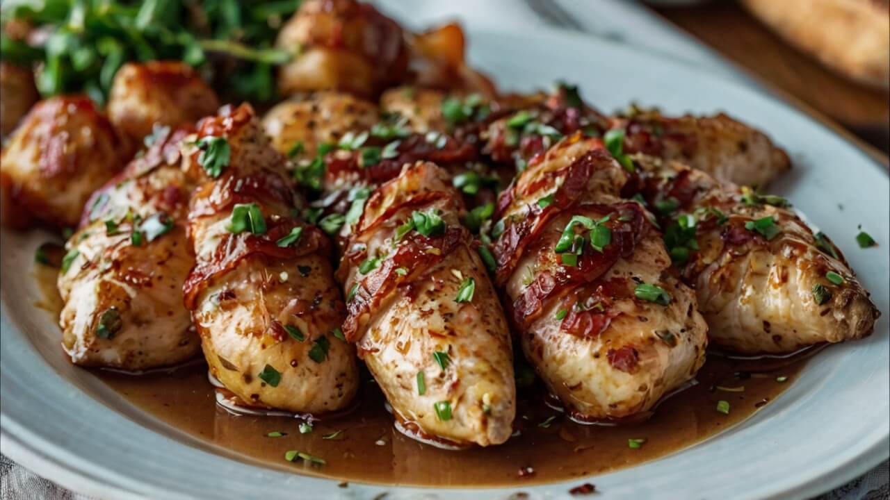 Maple Garlic Bacon Chicken Recipe