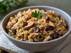 One Pot Mushroom Rice Recipe