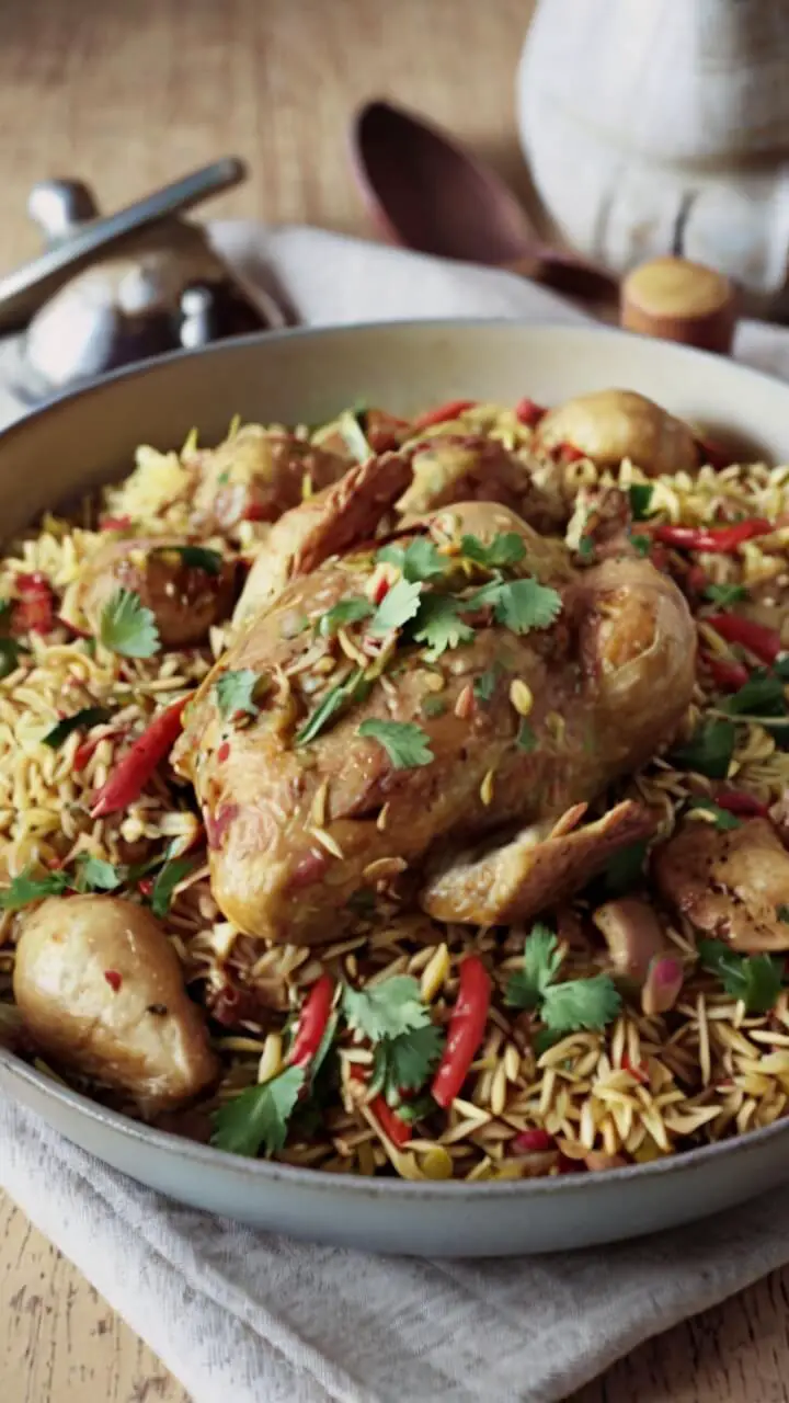 Persian Style Chicken Pilaf