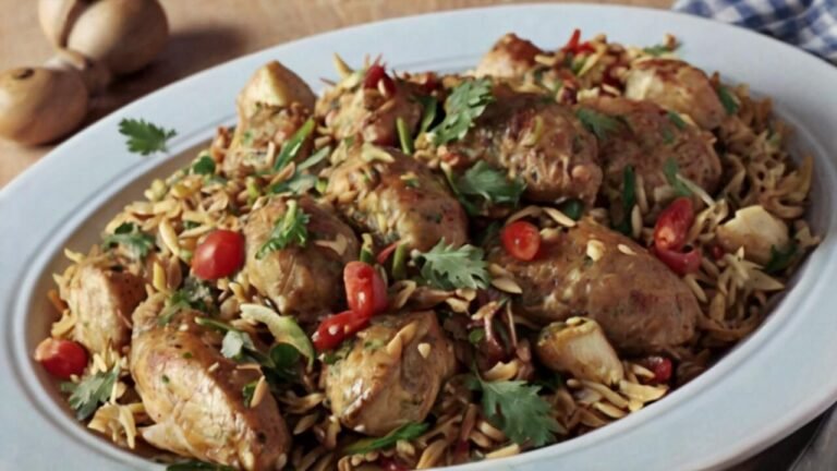 Persian Style Chicken Pilaf Recipe