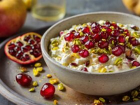 Pomegranate Pistachio Whipped Feta Recipe