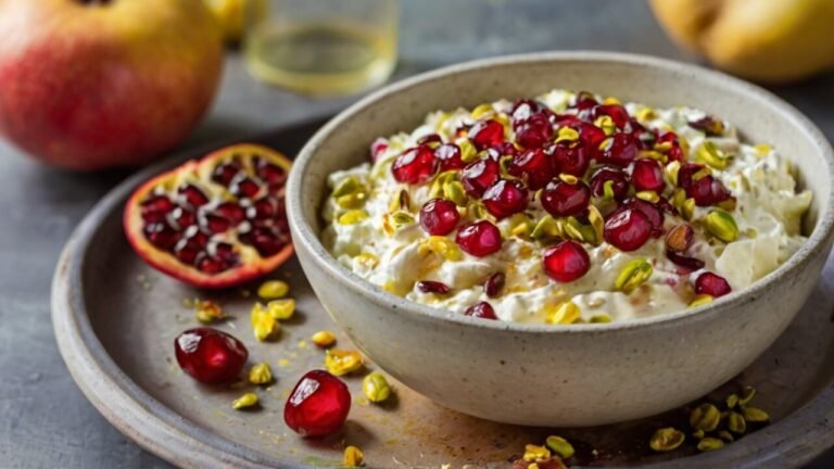 Pomegranate Pistachio Whipped Feta Recipe