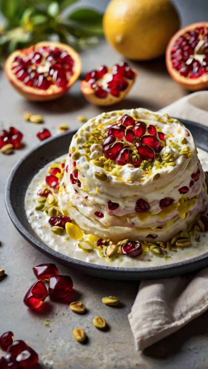 Pomegranate Pistachio Whipped Feta