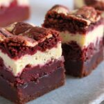 Red Velvet Bottom Cheesecake Mini Brownies