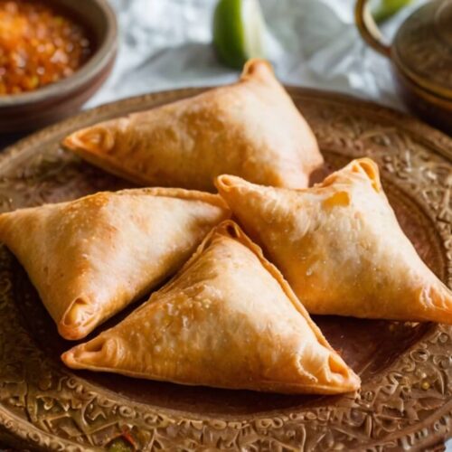 Spicy Ground Beef Samosas Recipe