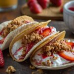 Strawberry Crunch Cheesecake Tacos Recipe