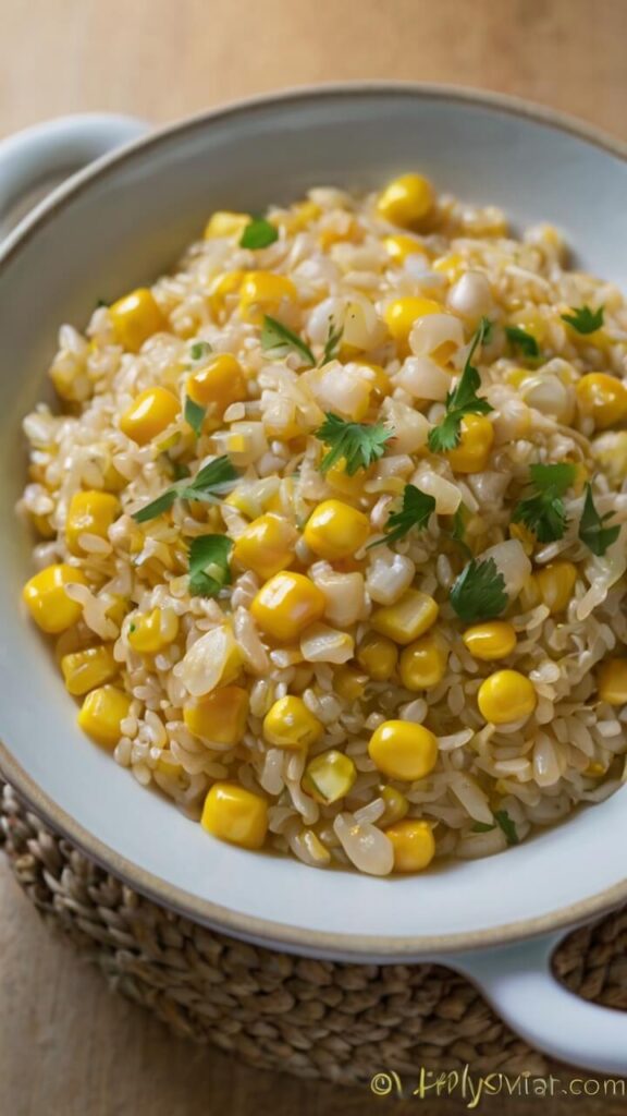 Sweet Corn Risotto