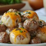 Tater Tot Sausage Breakfast Bowl with Gravy Recipe