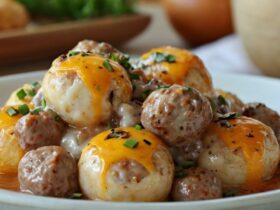 Tater Tot Sausage Breakfast Bowl with Gravy Recipe