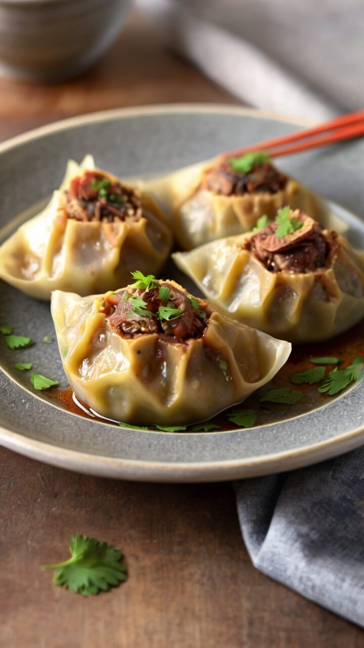 Thai Pork and Shrimp Dumpling