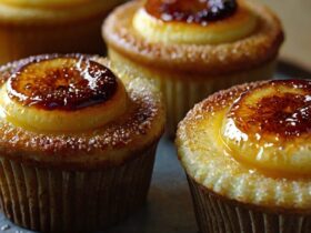 Vanilla Bean Crème Brûlée Cheesecake Cupcakes Recipe