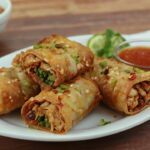 Voodoo Egg Rolls with Spicy Chicken Recipe