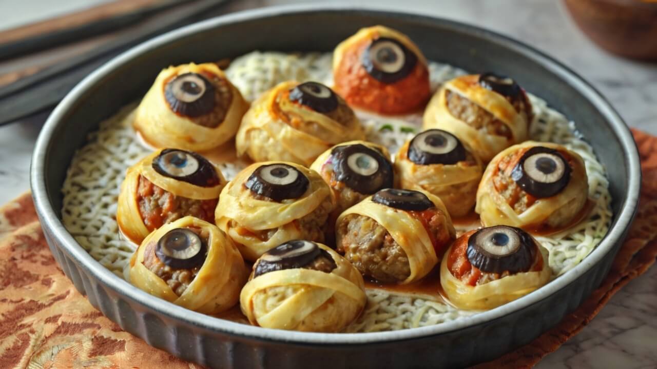 Mummy Meatballs Recipe