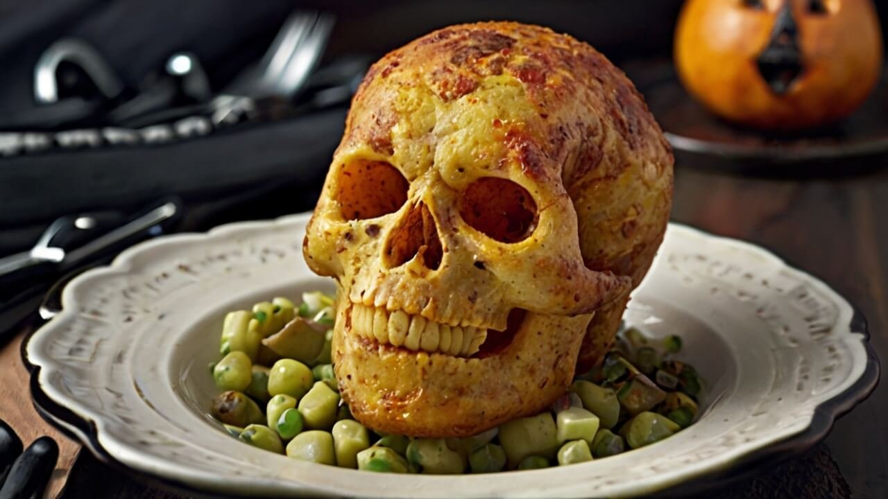 Spooky Halloween Skull Potatoes Recipe