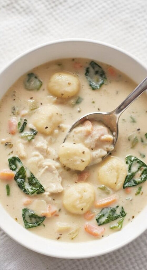 Olive Garden Chicken Gnocchi Soup