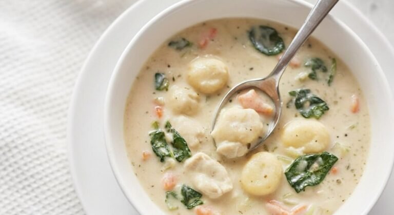 Olive Garden Chicken Gnocchi Soup Recipe