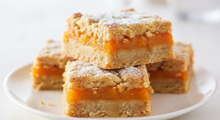 Apricot Shortbread Bars Recipe