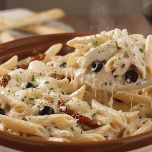 Crockpot Olive Garden Chicken Pasta Recipe