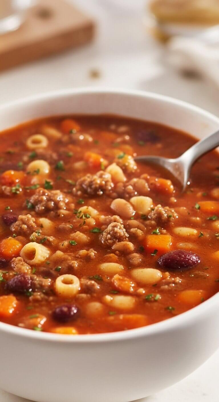 Copycat Olive Garden Pasta e Fagioli