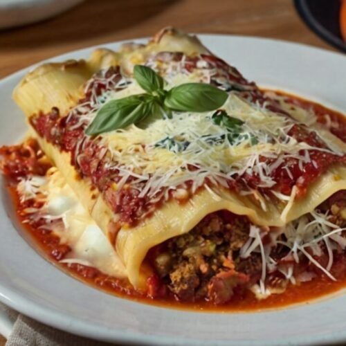 Olive Garden Three Meat Manicotti Recipe
