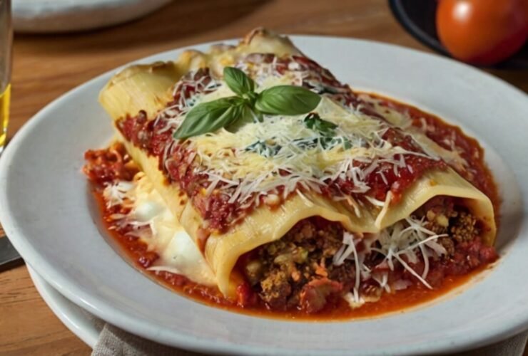 Olive Garden Three Meat Manicotti Recipe