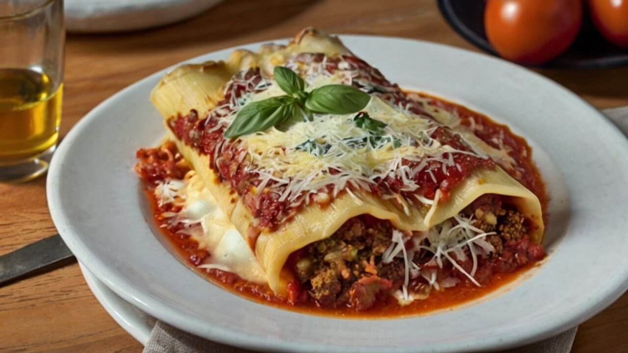 Olive Garden Three Meat Manicotti Recipe