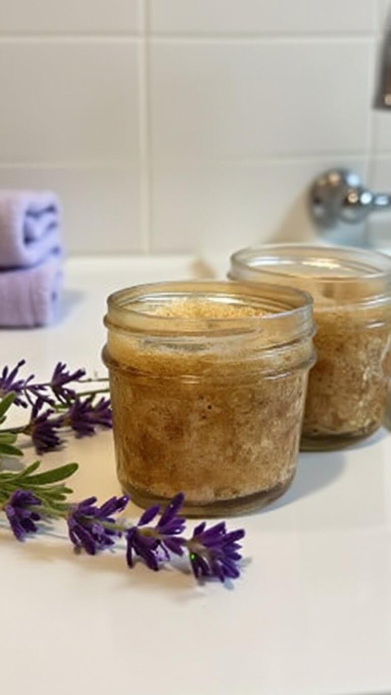DIY Warm Vanilla And Brown Sugar Body Scrub