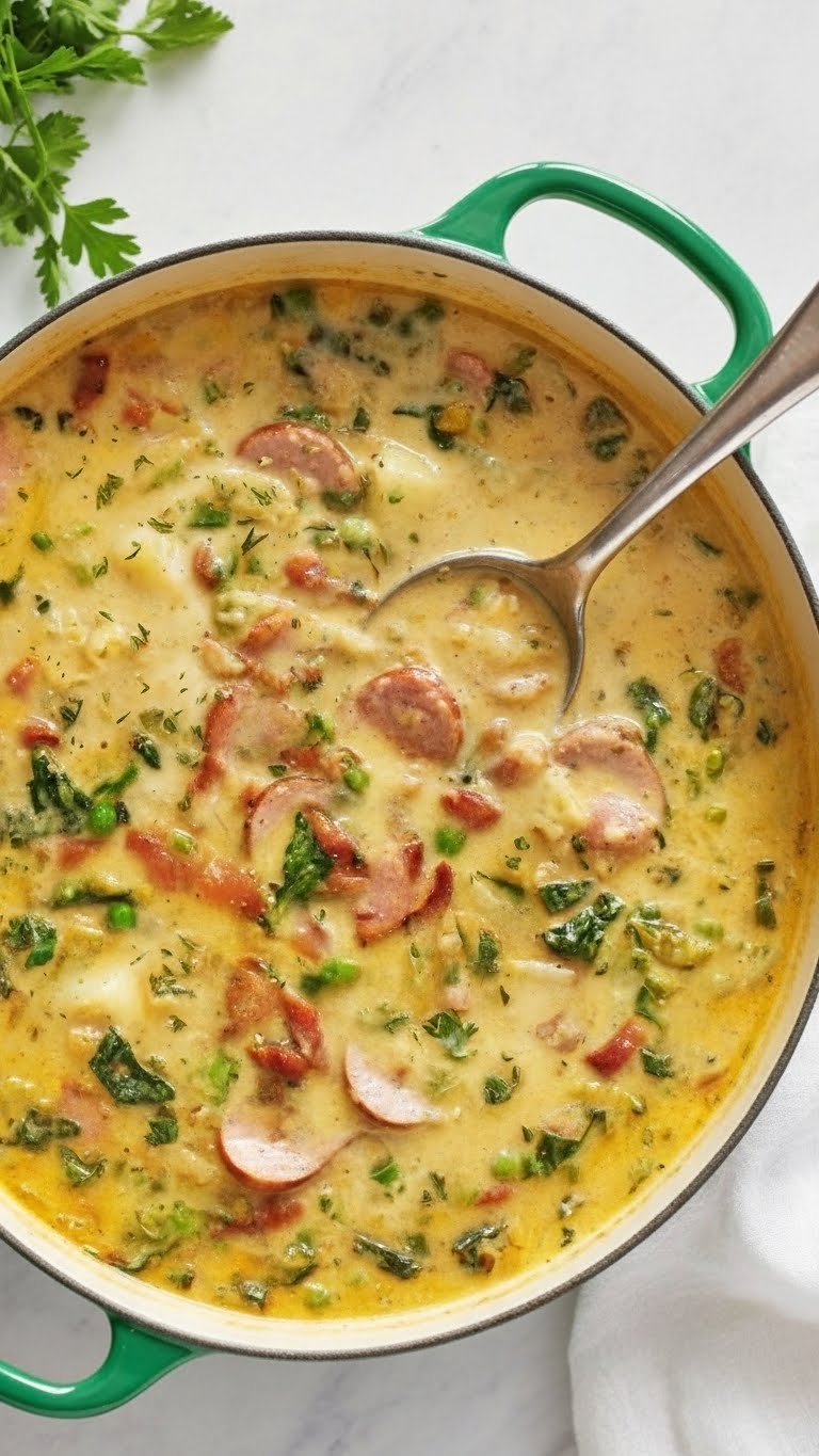 Kielbasa Potato Soup 