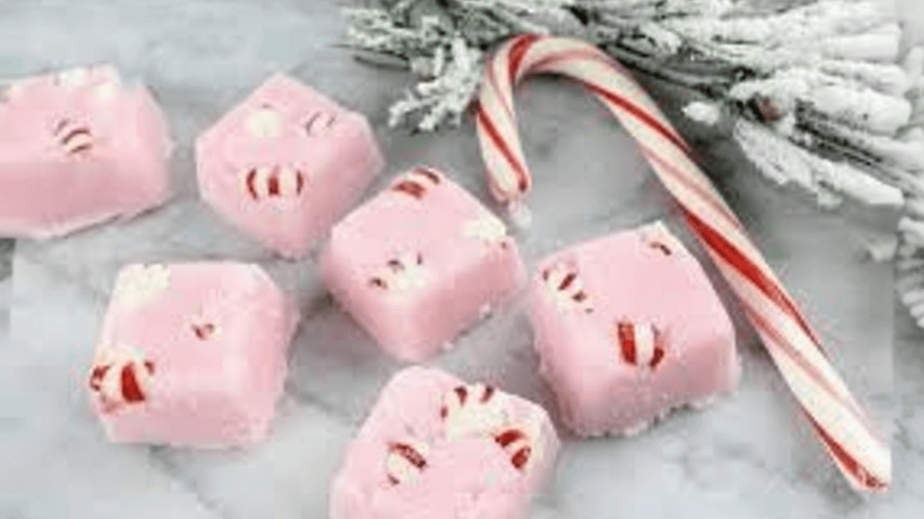 Candy Cane Sugar Scrub Cubes Recipe