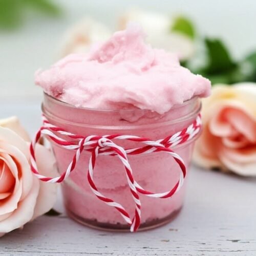 DIY Vanilla Rose Sugar Scrub Recipe