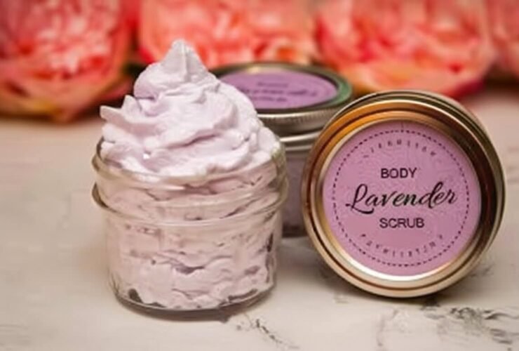 DIY Whipped Lavender Sugar Scrub Recipe