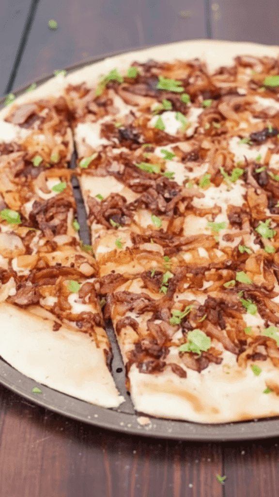Buttery Caramelized Onions Flatbread