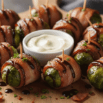 Balsamic Bacon Wrapped Brussels Sprouts Recipe