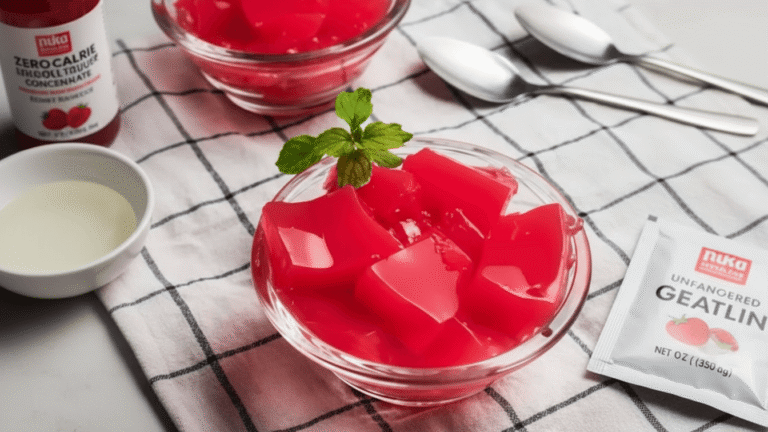 3 Ingredient Gelatin Weight Loss Recipe