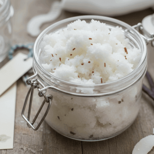 Homemade Coconut Vanilla Sugar Scrub Recipe