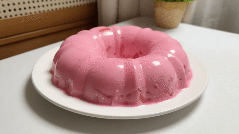 Pretty Pink Gelatin Recipe