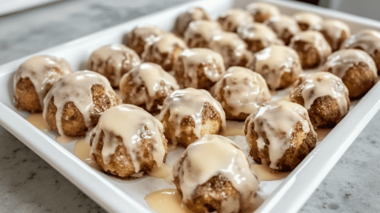 Gooey Sourdough Discard Cinnamon Roll Bites Recipe