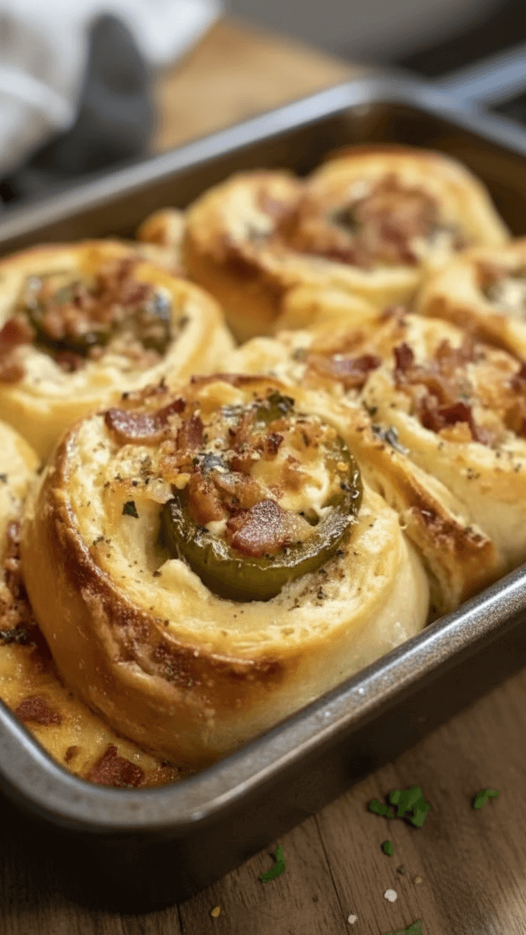 Sourdough Jalapeño Popper Rolls
